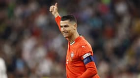 Cristiano Ronaldo lors de la demi-finale de Ligue des nations, Allemagne-Portugal, 04/06/2025