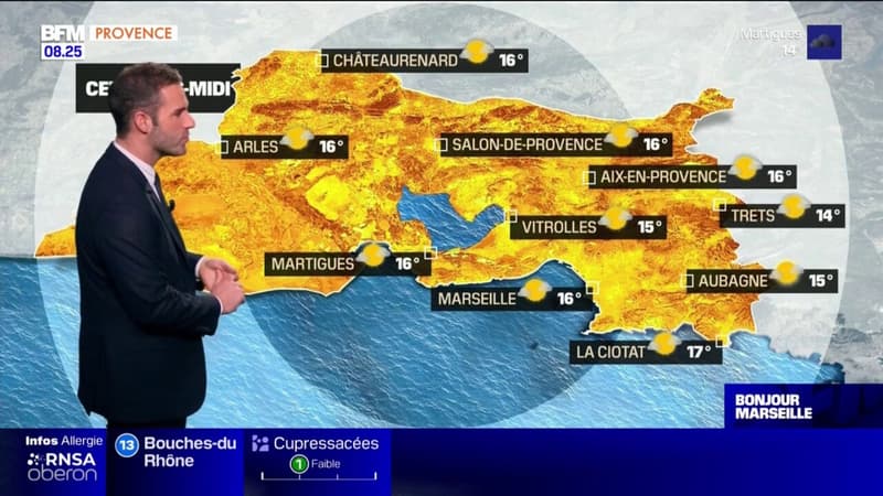 Météo Bouches-du-Rhône: de belles éclaircies et de la douceur ce mercredi, jusqu'à 17°C à La Ciotat