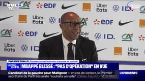 Mbappé blessé au nez: le président de la FFF donne des nouvelles rassurantes sur l'état de santé de Kylian Mbappé