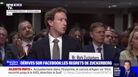 "Je suis désolé": les excuses de Mark Zuckerberg aux victimes des dérives des réseaux sociaux