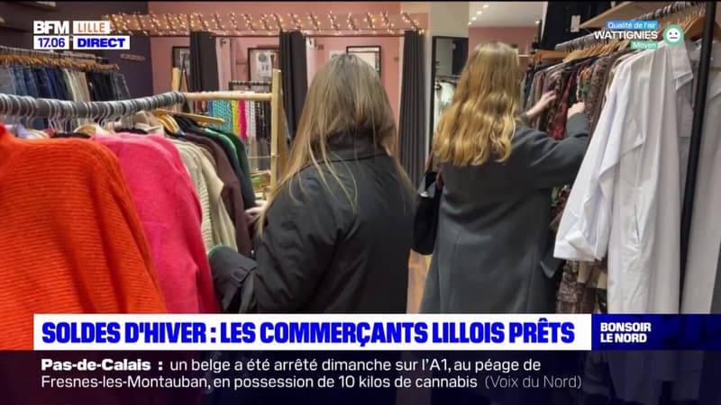 Les commerçants lillois sont prêts pour les soldes d'hiver qui démarrent mercredi
