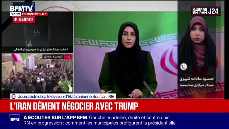 Les autorités iraniennes réfutent sur la télévision nationale toute discussion avec Donald Trump