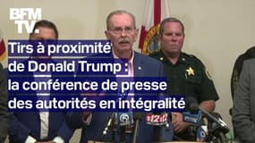 Tirs à proximité de Donald Trump: la conférence de presse des autorités en intégralité