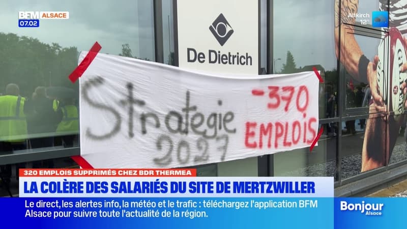 Mertzwiller: colère des salariés de BDR Thermea après l'annonce de la suppression de 370 emplois