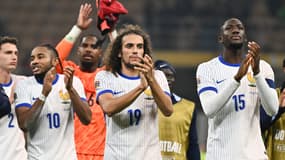 Les joueurs de l'équipe de France le 17 novembre 2024