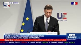 V.Dombrovskis  : “Les implications économiques sont sévères pour l’Ukraine"
