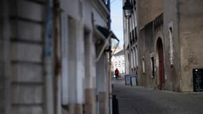 Une rue de Nantes déserte durant le confinement, mars 2020.