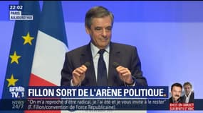 François Fillon sort de l'arène politique