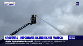 Haguenau: important incendie chez Mateca ce mardi 31 octobre