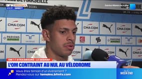 OM-Strasbourg: une première mi-temps "difficile" pour Marseille