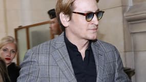 Benoît Magimel, au tribunal, le 24 mai 2016. L'acteur y était jugé pour avoir renversé une piétonne.