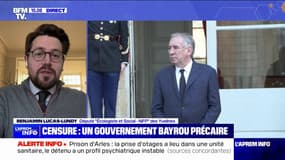 "Quand on fait le choix de nommer Elisabeth Borne, qui a incarné la brutalité démocratique du 49-3 (...) rend difficile de composer avec ce gouvernement", souligne Benjamin Lucas-Landy (député Écologiste et Social-NFP)