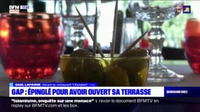 Gap: épinglé pour avoir ouvert sa terrasse, le restaurateur voulait "rendre service"