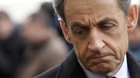Trois Français sur cinq (59%) ne souhaitent pas que Nicolas Sarkozy soit candidat à la prochaine élection présidentielle de 2017, selon un sondage Ifop pour le Journal du Dimanche. /Photo prise le 21 février 2012/REUTERS/Stéphane Mahé