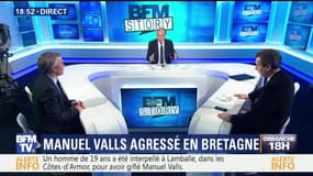 Bretagne: Manuel Valls agressé à Lamballe