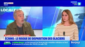 Écrins : le risque de disparition des glaciers