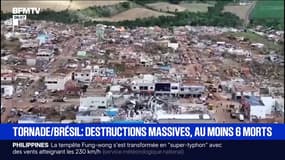 Brésil: une tornade fait au moins 6 morts et provoque des destructions massives