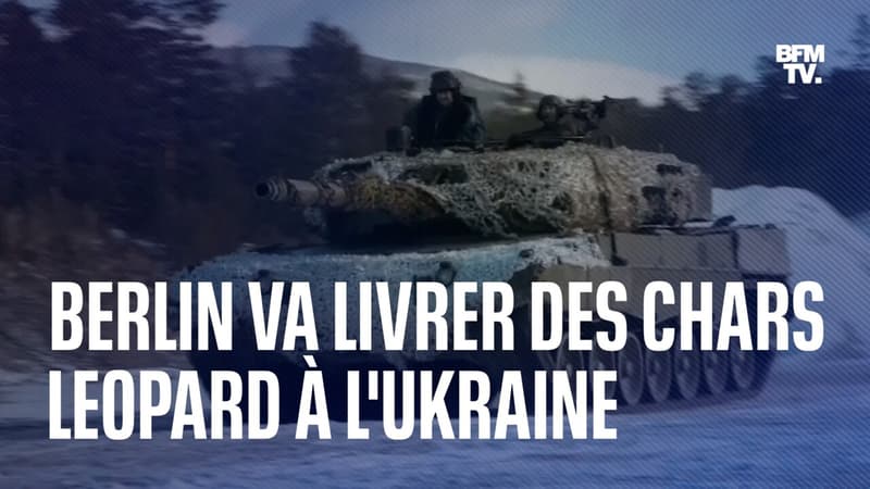 Berlin donne enfin son feu vert à la livraison de chars Leopard à l'Ukraine
