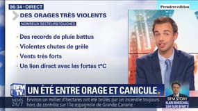 Pourquoi cet été varie entre canicules et orages très violents ?