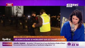Colère agricole à l'Arc de Triomphe: "On a bloqué la circulation"