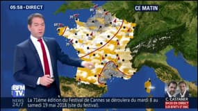 Météo: il pleut sur une bonne partie de la France mais les températures grimpent encore 