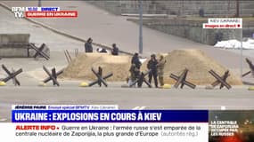 Guerre en Ukraine: des explosions en cours à Kiev, l’armée ukrainienne renforce les checkpoints