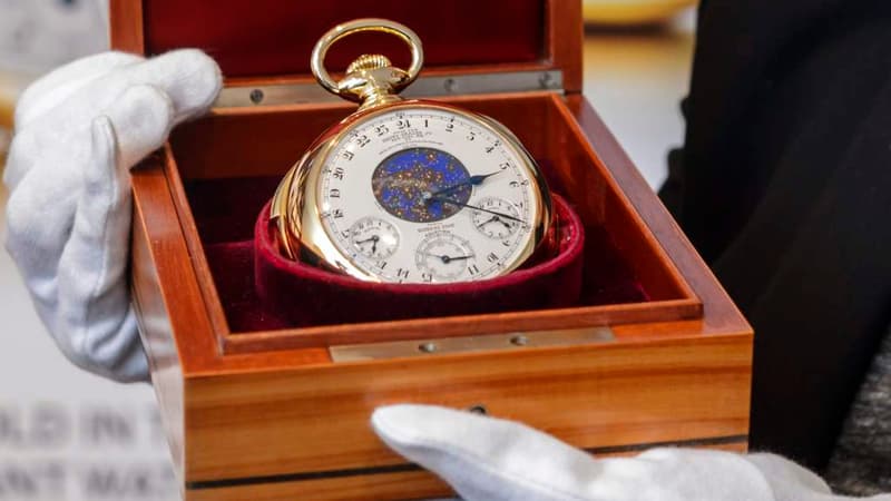 La montre "Graves" de Philippe Patek avait déjà été vendue aux enchères en 1999 pour un prix, à l'époque, de 11 millions de dollars.