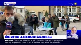 Première nuit de la solidarité à Marseille