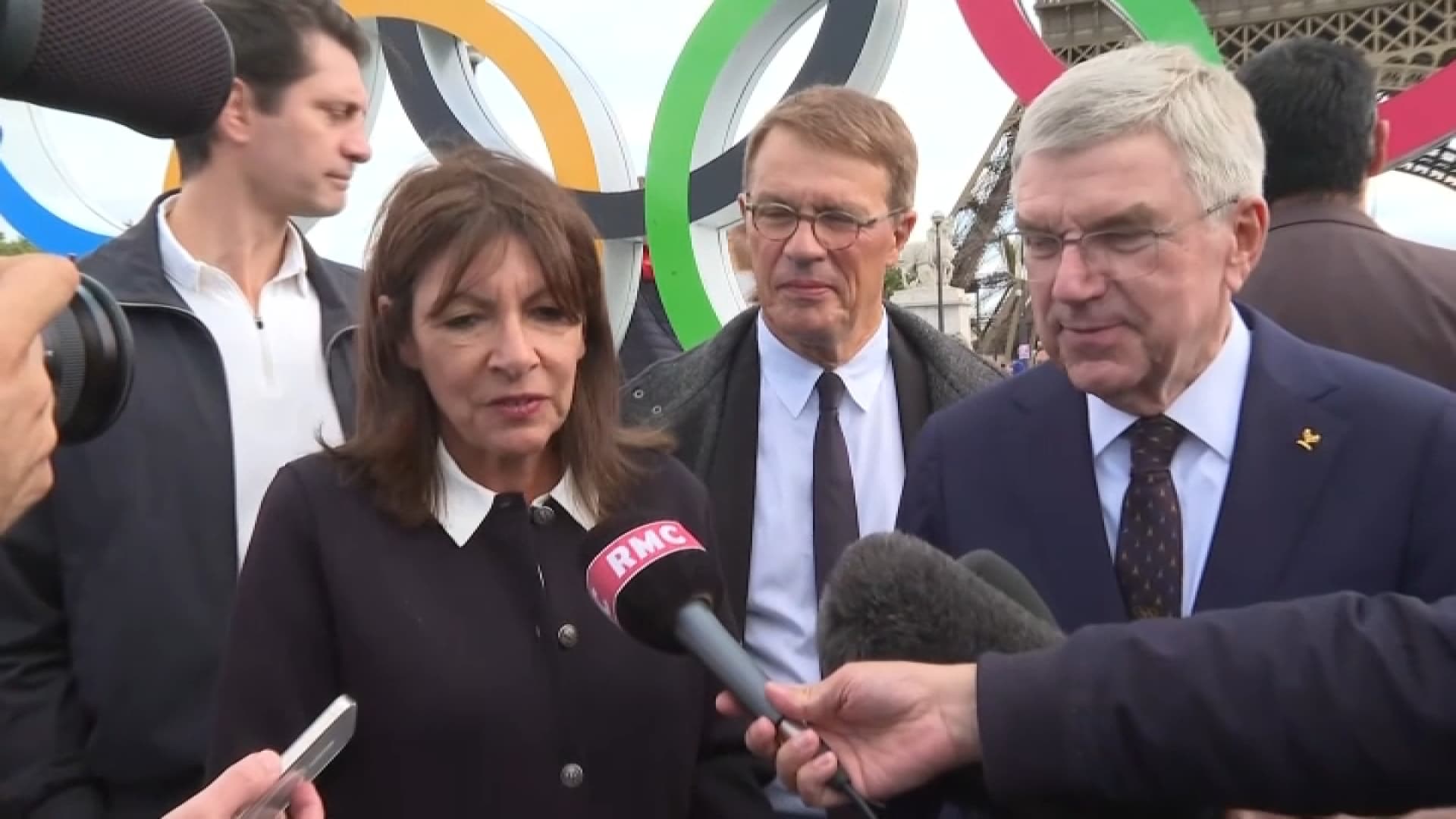Anne Hidalgo et Thomas Bach, à Paris le 14 septembre 2024