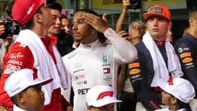 Lewis Hamilton et Max Verstappen.