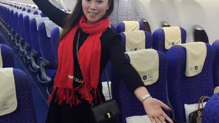 Mme Zhang, unique passagère du vol Wuhan-Canton