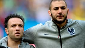 Karim Benzema et Mathieu Valbuena