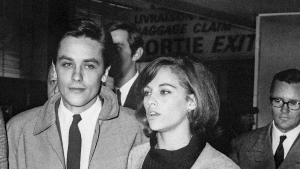 Alain Delon et Nathalie Delon 
