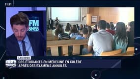 Les News: Des étudiants en médecine en colère après des examens annulés - 01/07