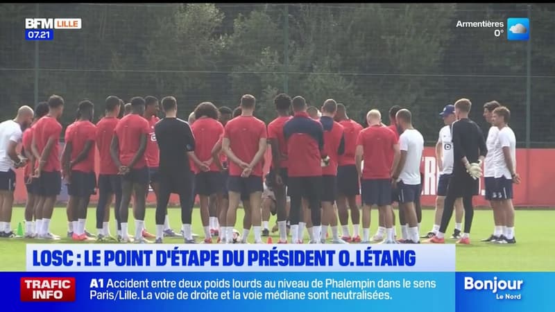 LOSC: le point d'étape du président Olivier Létang