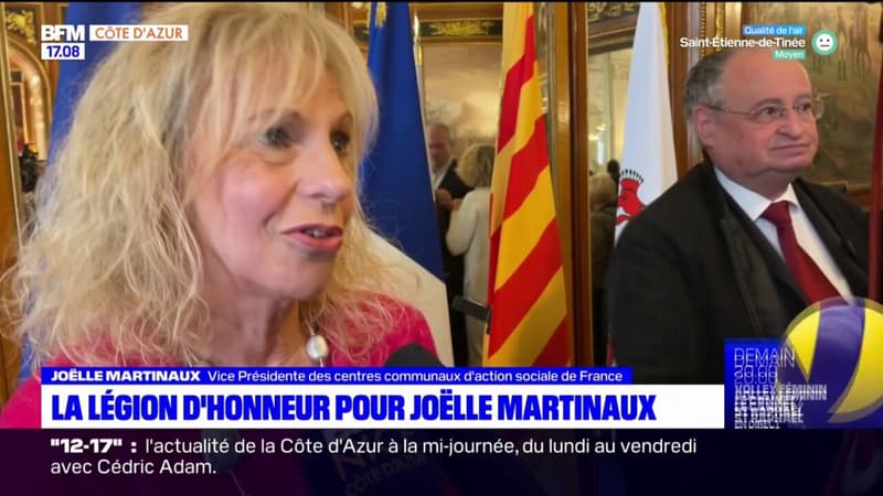 Nice: la médecin urgentiste Joëlle Martinaux décorée de la Légion d'honneur