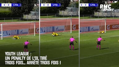 Youth League : Un penalty de l'OL tiré trois fois... arrêté trois fois !