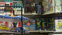 Des jouets dans un magasin de Washington DC, aux États-Unis, le 18 avril 2025 (photo d'illustration).
