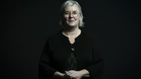 Marie Buisson, qui pourrait prendre la tête de la CGT en mars, devenant ainsi la première femme à occuper ce poste, pose à Paris le 21 décembre 2022