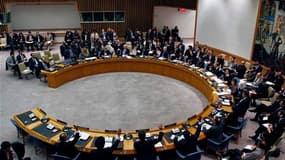 Le Conseil de sécurité de l'Onu a unanimement adopté samedi une résolution imposant un embargo sur les armes, une interdiction de voyager et un gel des avoirs de Mouammar Kadhafi et de ses proches en raison de la répression meurtrière en Libye. /Photo pri