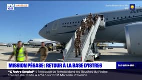 Mission Pégase: les militaires français de retour à la base d'Istres