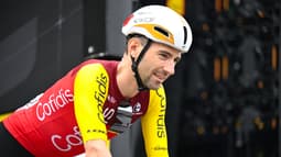 Benjamin Thomas, le coureur de l'équipe Cofidis pendant la 3e étape du Tour de France, le 7 juillet 2025