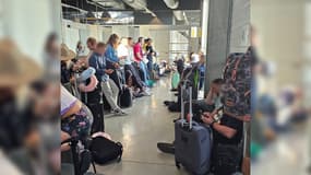 Les vols ont été interrompus dans le sens des départs après une vérification de sûreté le vendredi 5 juillet 2024 à l'aéroport Lyon Saint-Exupéry.