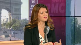 Marlène Schiappa, ministre chargée de la Citoyenneté, sur BFMTV-RMC, le 13 juillet 2020.