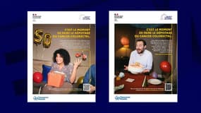 Les affiches de la nouvelle campagne de sensibilisation au cancer colorectal