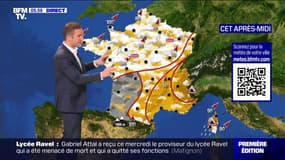 Du vent sur la côte ouest dû à la tempête Nelson et des averses parfois orageuses sur la moitié nord ce jeudi