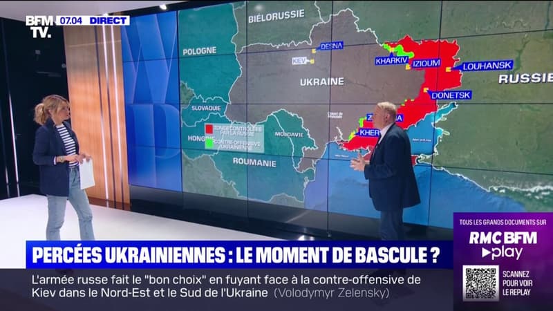 Quelles sont les zones concernées par la contre-offensive ukrainienne?