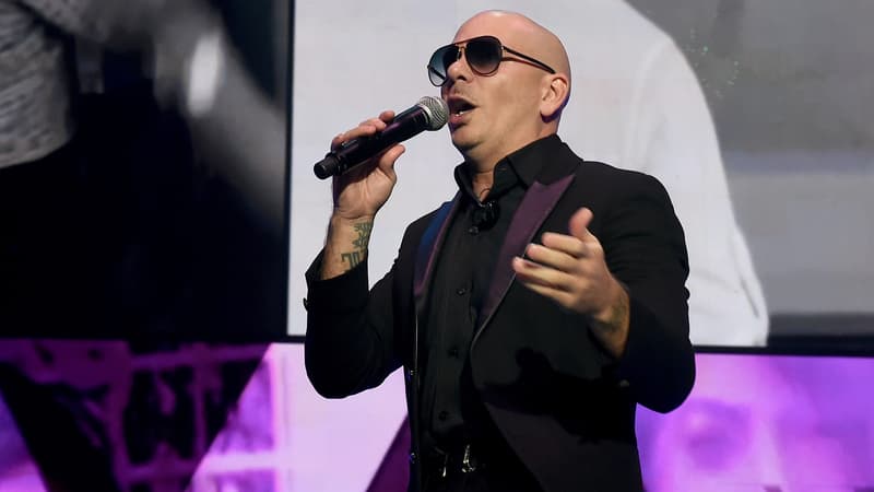 Le chanteur Pitbull en 2016
