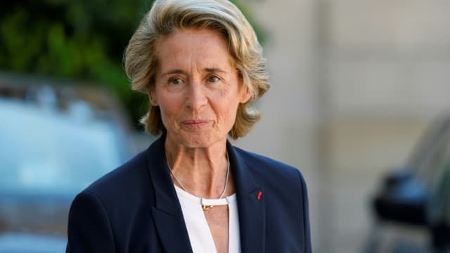 Caroline Cayeux, ministre déléguée démissionnaire aux collectivités territoriales, le 4 juillet 2022 à Paris 