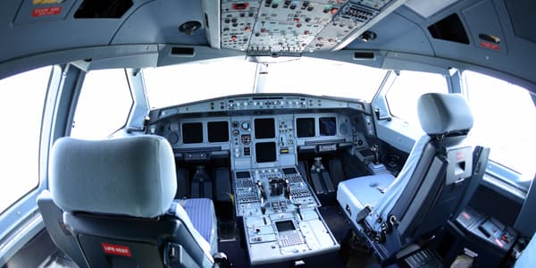 Le cockpit d'un avion. (photo d'illustration) Le cockpit d'un avion. (photo d'illustration)